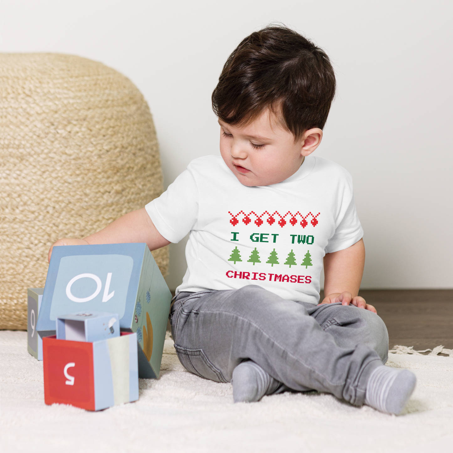 Toddler Short Sleeve Tee - Two Christmases