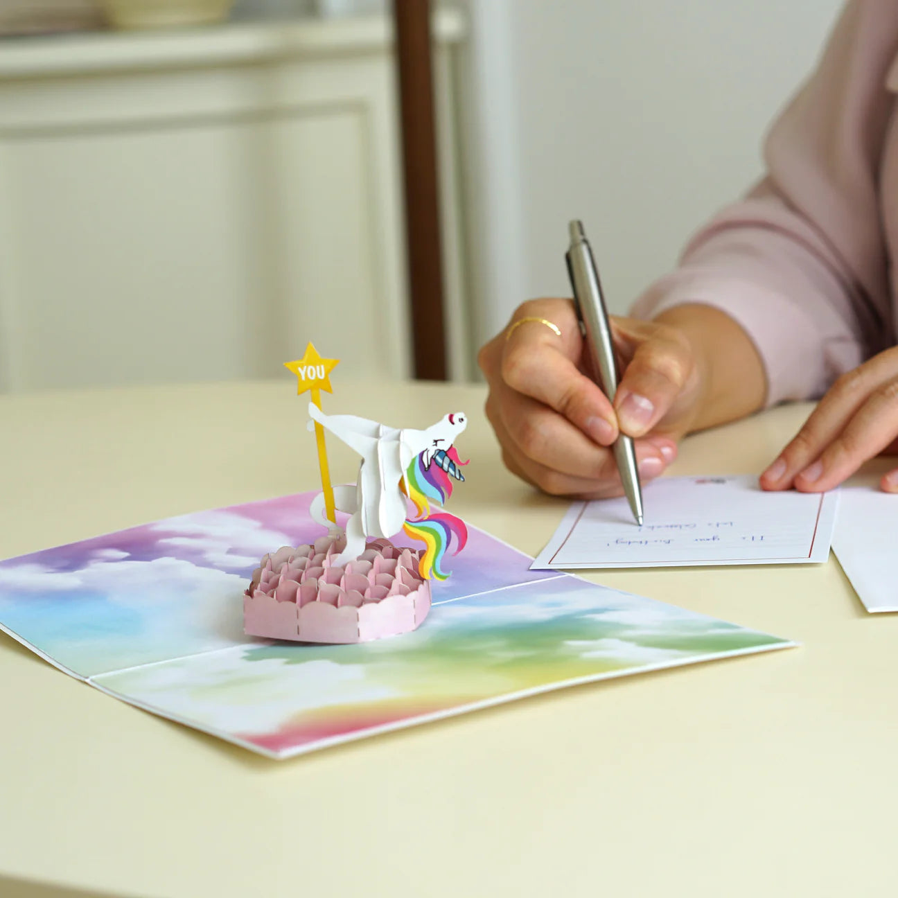 Dancing Unicorn Pop-Up Card