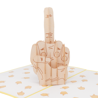 Hey, F*ck You - 3D Pop-Up Greeting Card