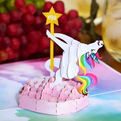 Dancing Unicorn Pop-Up Card