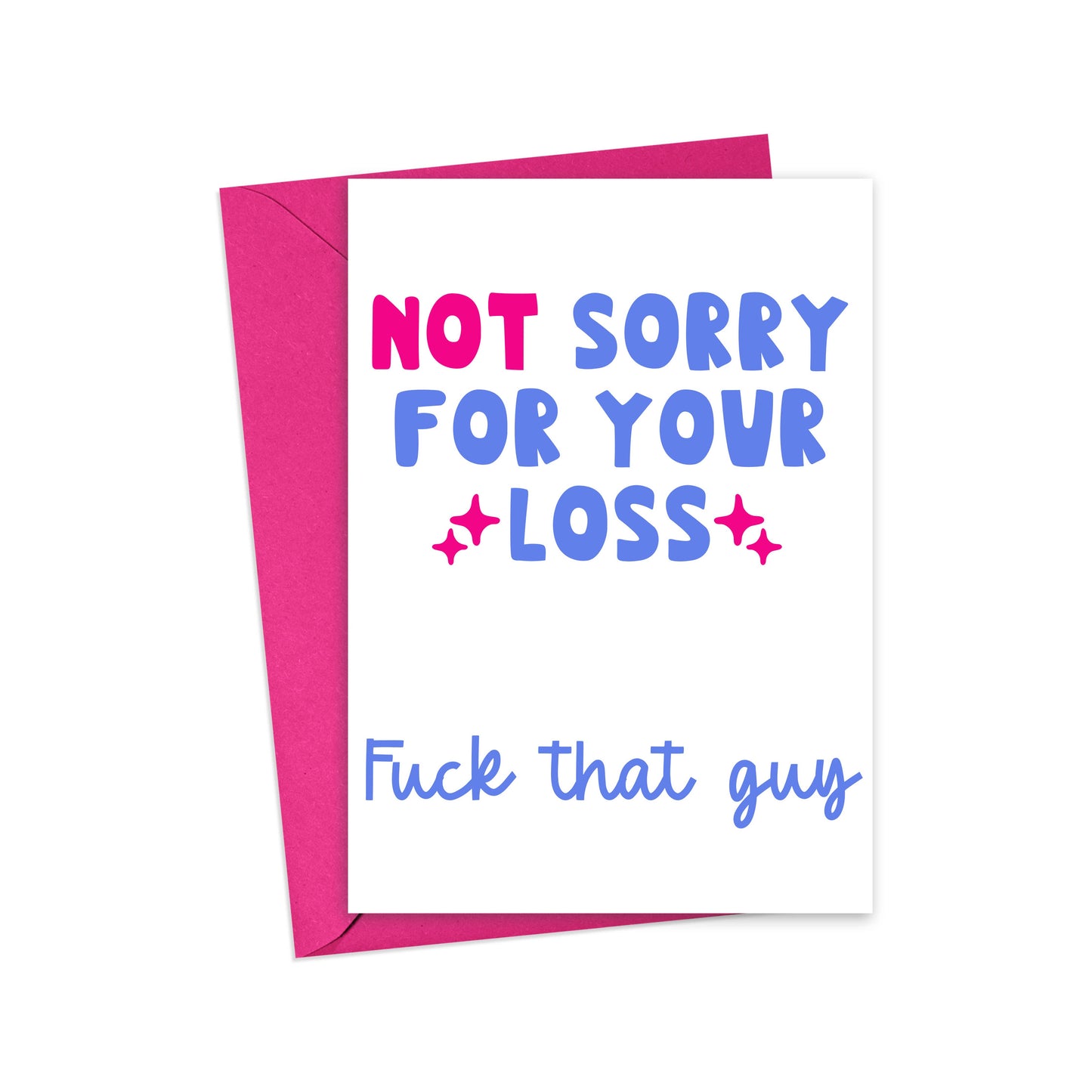 F*ck That Guy - Divorce Greeting Card