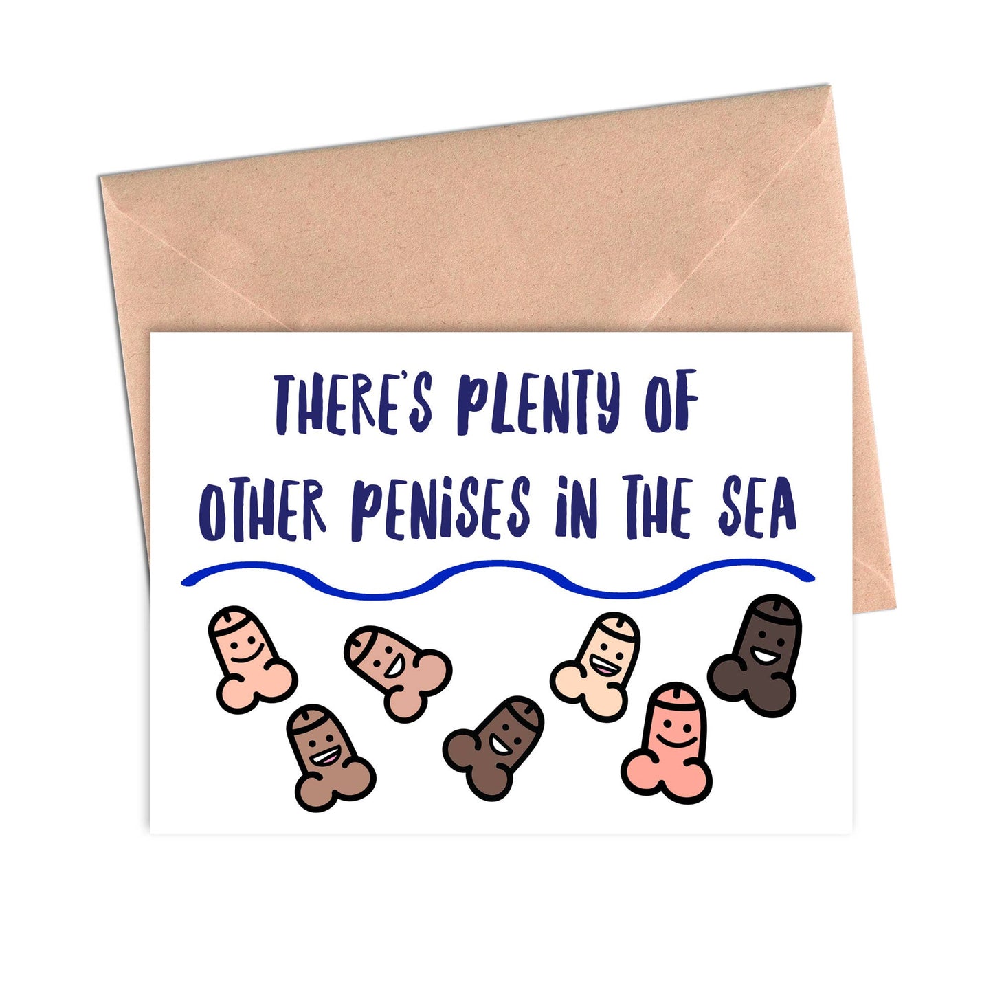 Plenty of Penises in the Sea - Divorce Breakup Greeting Card