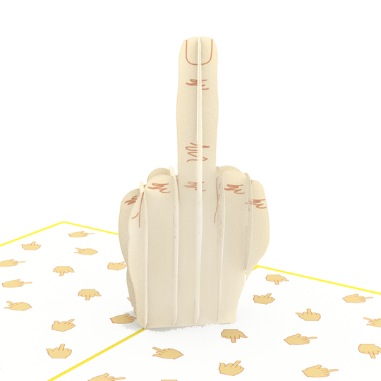 Hey, F*ck You - 3D Pop-Up Greeting Card